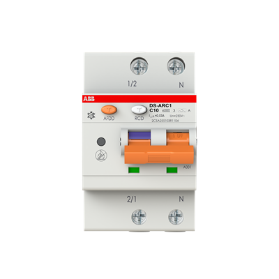 Intrerupator automat diferential AFDD 10A 1P+N curba C 6kA 30mA tip A pentru sina DIN [2]