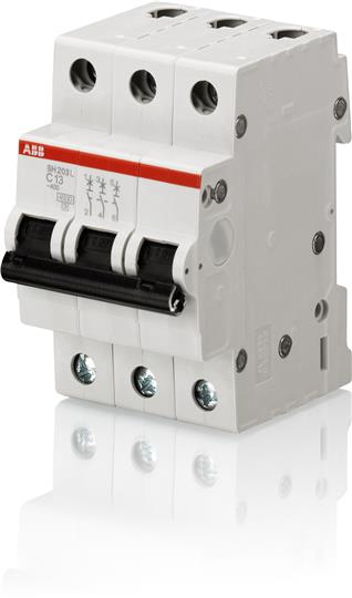 Intrerupator automat modular tripolar 16A curba C 45kA pentru sina DIN [2]