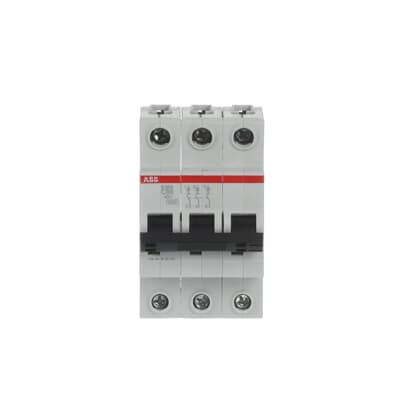 Intrerupator automat modular tripolar 80 A curba C 6 kA pentru sina DIN [2]