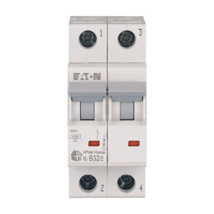 Intrerupator automat modular bipolar 32 A curba B 4,5 kA pentru sina DIN [2]