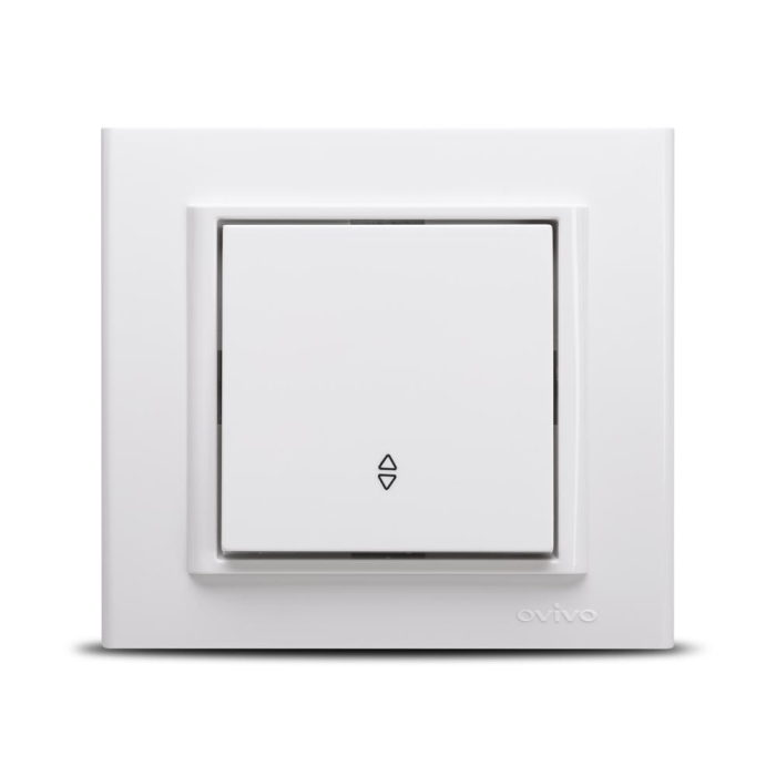 Intrerupator cap scara alb 10A pentru montaj incastrat [2]