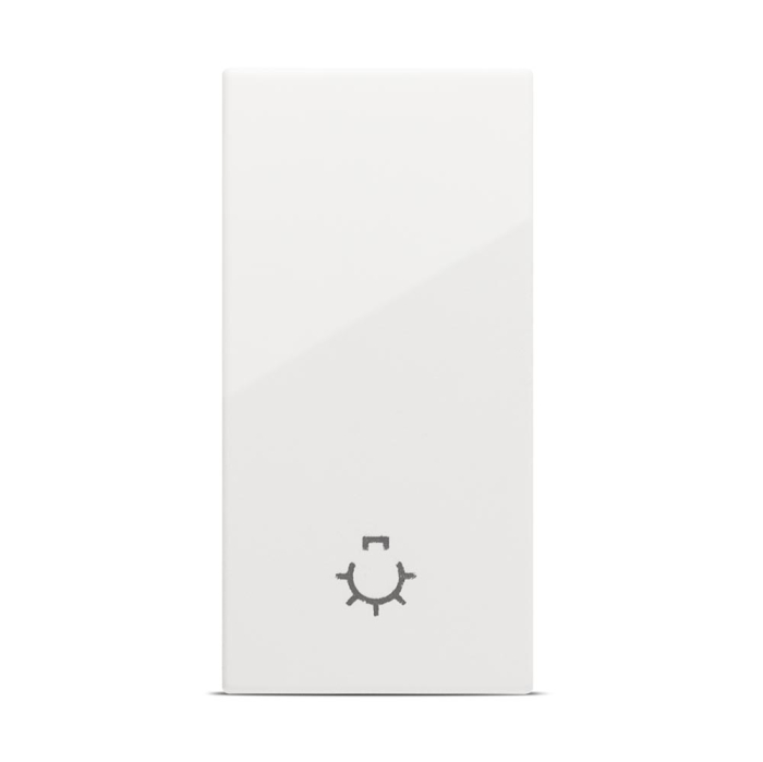 Intrerupator cu revenire alb 1 modul 10A pentru montaj incastrat [2]