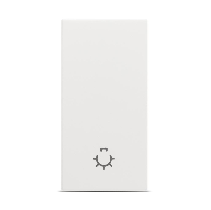 Intrerupator cu revenire modular 1M 10A alb mat pentru doza standard italian [2]