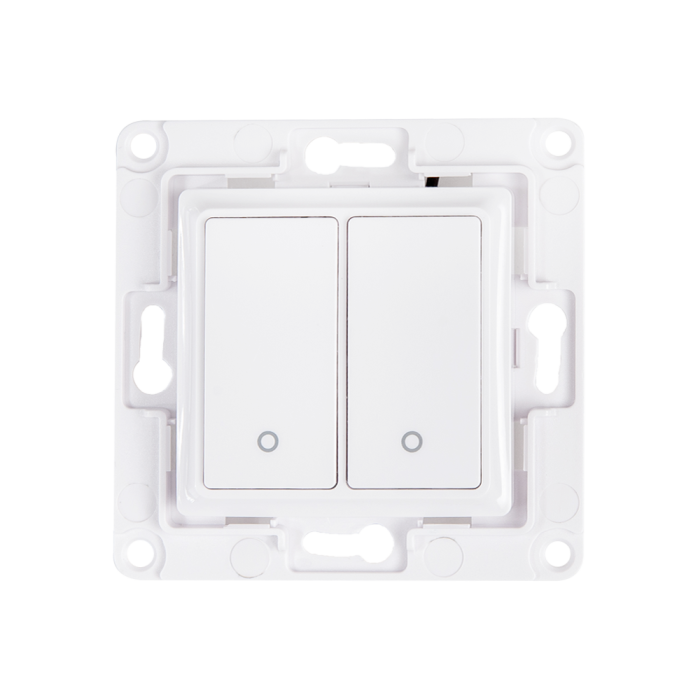 Intrerupator de perete Wall Switch 2 alb cu doua butoane [2]