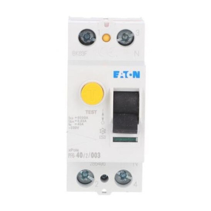 Intrerupator diferential RCCB bipolar 40A 30mA 6kA tip AC pentru tablou electric [2]