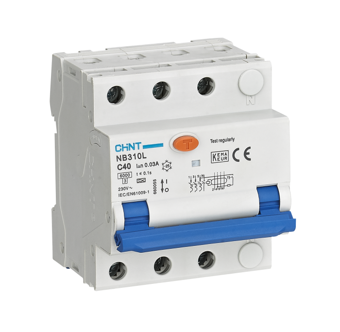 Intrerupator diferential automat RCBO 3P+N 40A 30mA 6kA tip AC curba C [2]