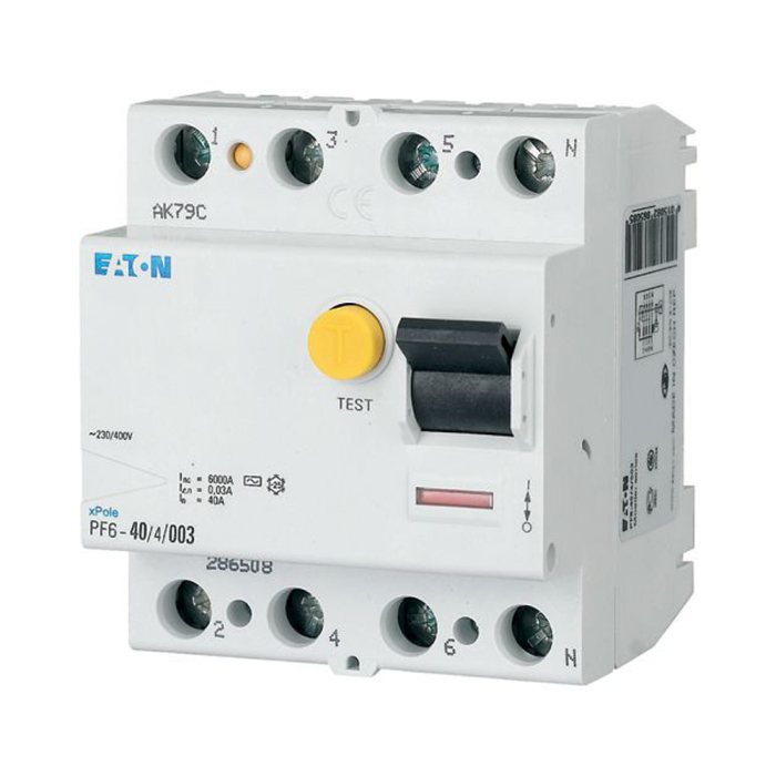 Intrerupator diferential RCCB 4 poli 25 A 30 mA tip AC pentru sina DIN [2]