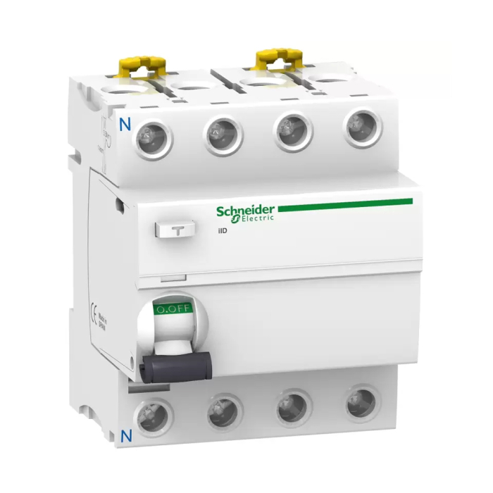Intrerupator diferential RCCB tetrapolar 63A 30mA tip AC pentru sina DIN [2]
