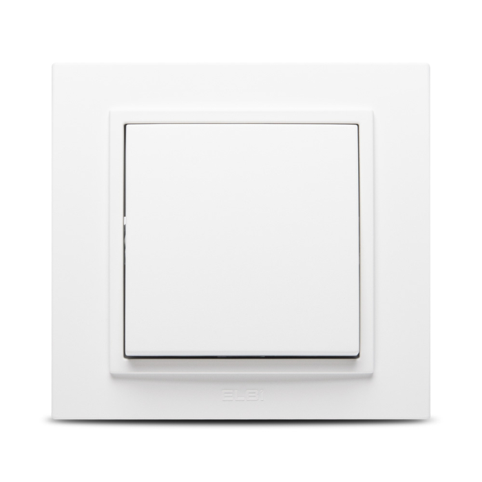 Intrerupator simplu alb mat pentru montaj incastrat si control iluminat [2]
