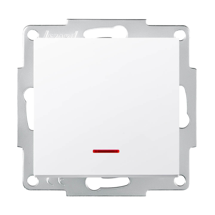Intrerupator simplu cu LED alb pentru montaj incastrat [2]