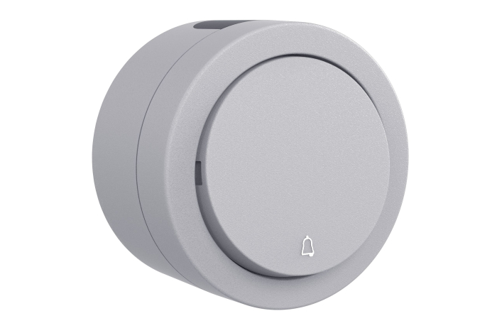 Intrerupator sonerie aplicat gri cu protectie IP54 pentru montaj aparent [2]