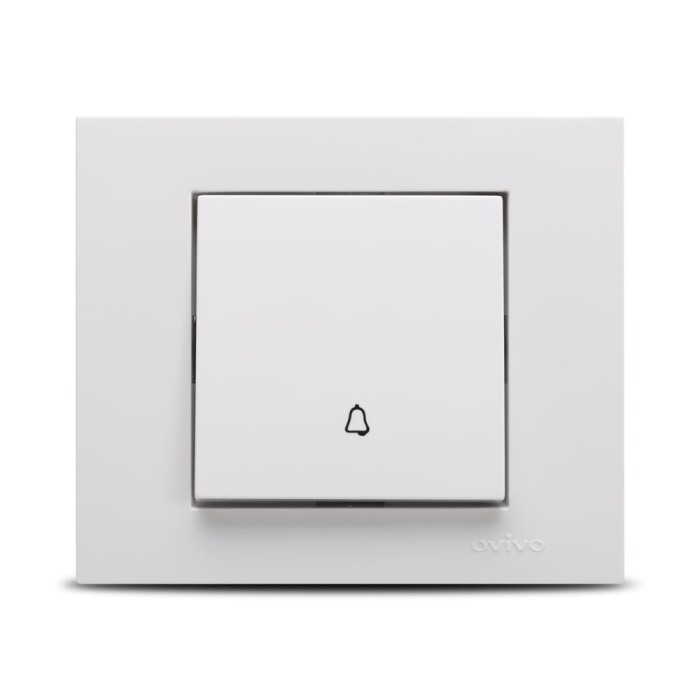 Intrerupator sonerie Grano alb pentru montaj incastrat [2]