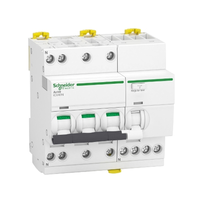 Intreruptor diferential RCBO 3P+N 40A 30mA 6kA curba C pentru sina DIN [2]