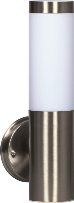 Lampa decorativa crom alb pentru gradina cu dulie E27 si protectie IP44 [2]