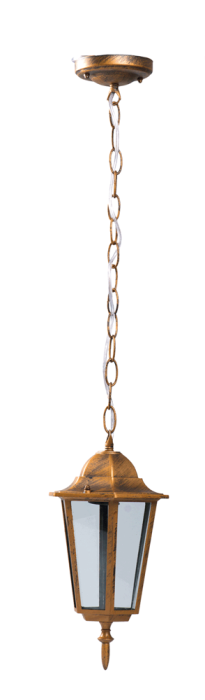Lampa decorativa de gradina cu finisaj antic sticla transparenta dulie E27 si protectie IP44 [2]