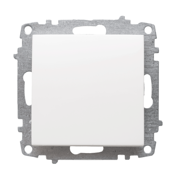 Intrerupator simplu alb 10A pentru montaj incastrat standard german [2]