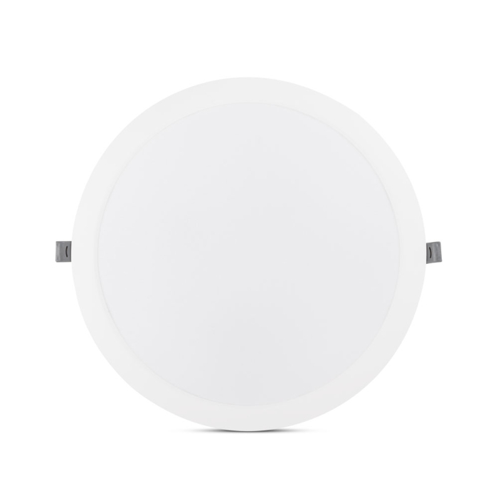 Mini panou LED rotund alb aplicat 20W 6400K IP44 [2]