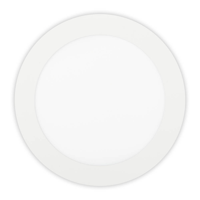 Mini panou LED rotund alb incastrat 12W lumina calda 2700K IP40 [2]