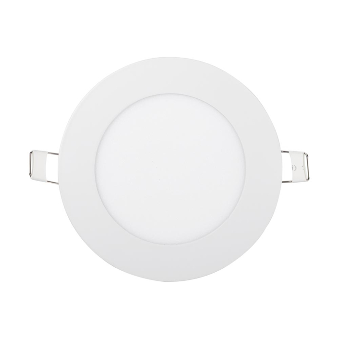 Mini panou LED rotund alb incastrat 6W cu lumina rece 6400K si protectie IP40 [2]