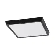 Panou LED patrat aplicat negru 24W lumina rece 6400K IP40 [3]