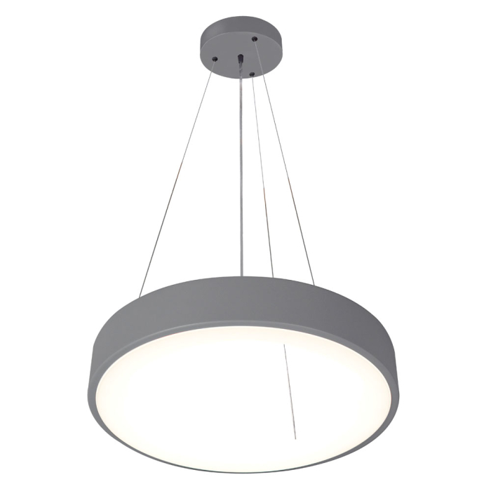 Pendul LED gri pentru interior cu lumina neutra 4000K si putere 65W [2]