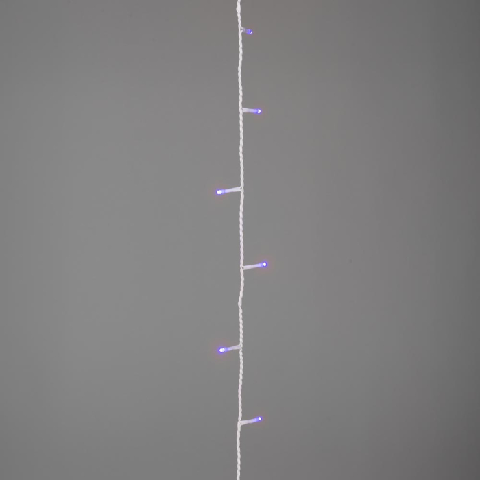 Perdea luminoasa albastra cu 30 LED uri si lungime 3 m pentru decor festiv [2]