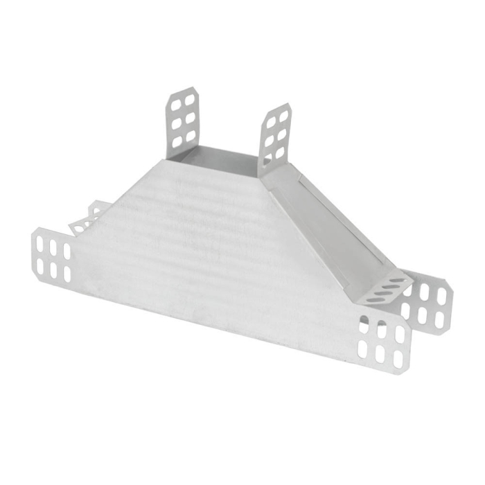 Piesa verticala T pentru jgheab metalic perforat 400x60 mm [2]