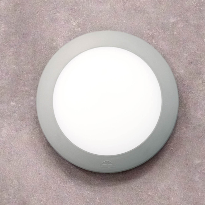 Plafoniera rotunda alba pentru exterior cu dulie E27 si protectie IP66 [2]
