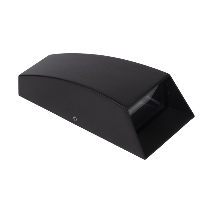 Plafoniera LED pentru exterior neagra din aluminiu si sticla cu protectie IP54 [2]