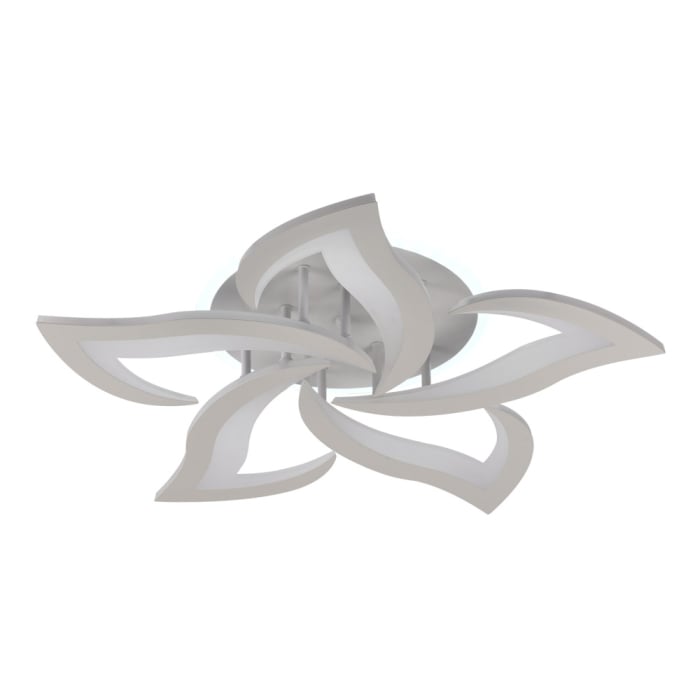 Plafoniera LED Fleur alba dimabila 95W cu 3CCT RGB si telecomanda [2]