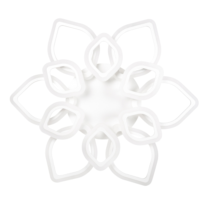 Plafoniera LED Azalia alba de 148W cu telecomanda, lumina CCT reglabila si functie RGB [2]