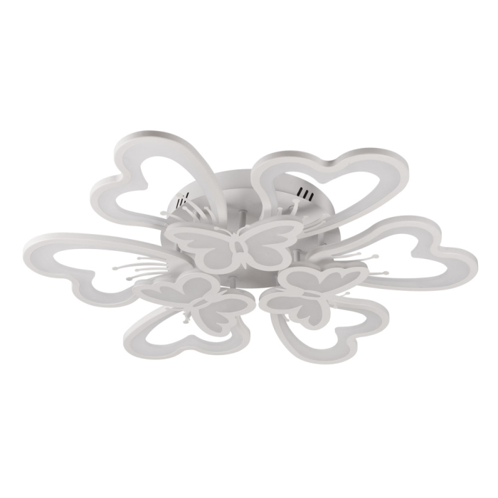 Plafoniera LED decorativa alba Butterfly cu iluminare 3CCT si RGB pentru interior [2]