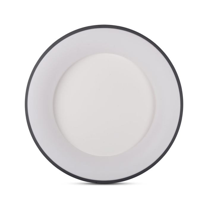 Plafoniera LED neagra pentru interior cu lumina neutra 4000K si diametru 60 cm [2]