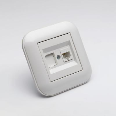 Priza de date RJ45 Cat6 alba Ovivo Loft 404-010301-229 [2]