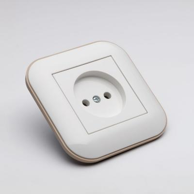 Priza fara contact de protectie Ovivo Loft 16A alb Kraft 404-010306-215 [2]