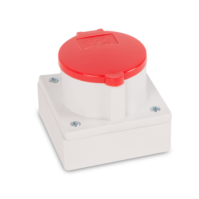 Priza trifazica 3x16A 380V cu protectie IP44 [2]