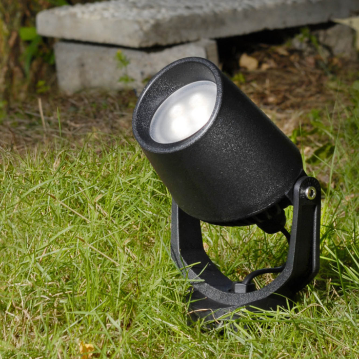 Proiector exterior negru cu tarus pentru gradina 6W CCT IP66 [2]