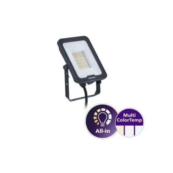 Proiector LED exterior gri 50W cu suport reglabil si protectie IP65 [2]