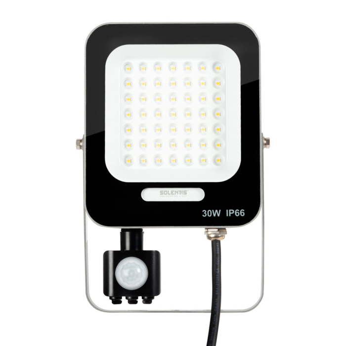 Proiector LED cu senzor integrat 30W 4000K IP65 pentru iluminat exterior [2]