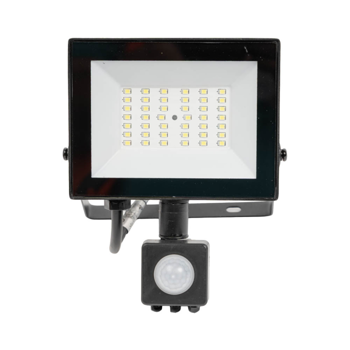 Proiector LED cu senzor de miscare 30W 6500K IP65 pentru iluminat exterior [2]
