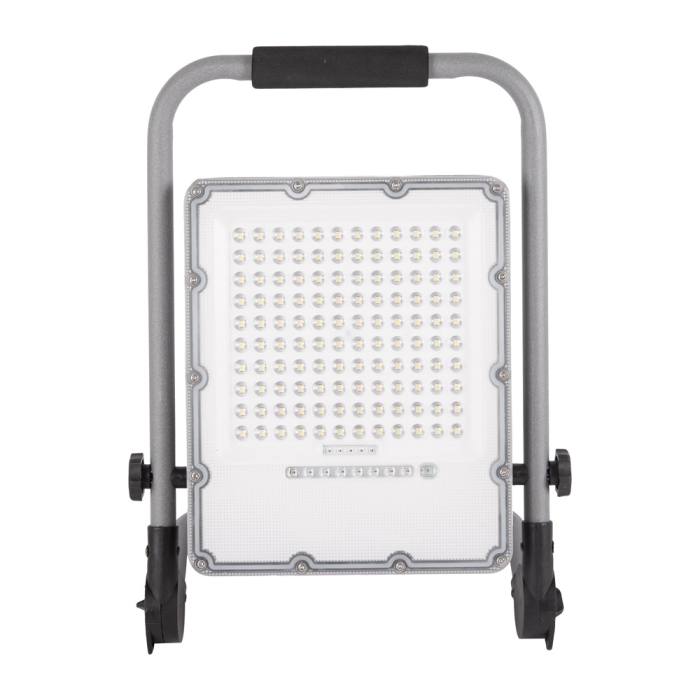 Proiector LED portabil gri cu acumulator 150W 6400K IP65 [2]