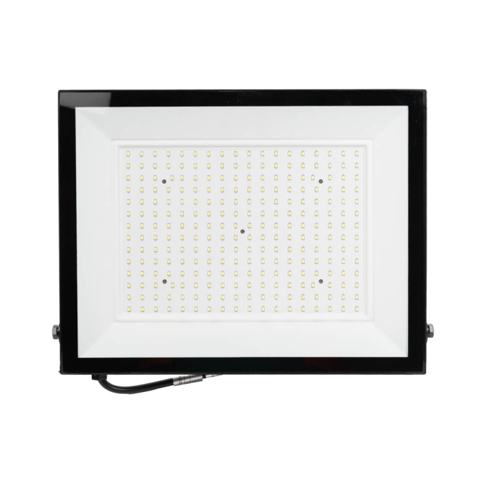 Proiector LED slim negru 200W 6500K cu protectie IP65 pentru iluminat exterior [2]