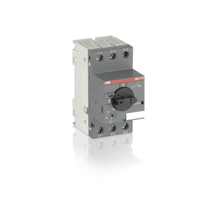 Protectie motor tripolara reglabila 4-6,3 A pentru sina DIN [2]