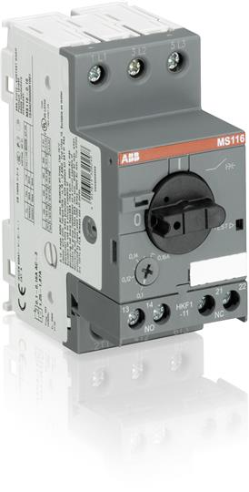 Protectie motor manuala 3 poli cu reglaj 0,63-1,0 A si comanda rotativa [2]