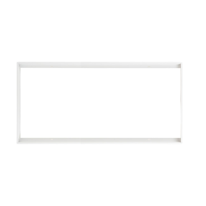 Rama alba din aluminiu pentru montaj aplicat panou LED slim 595 x 1195 x 40 mm [2]