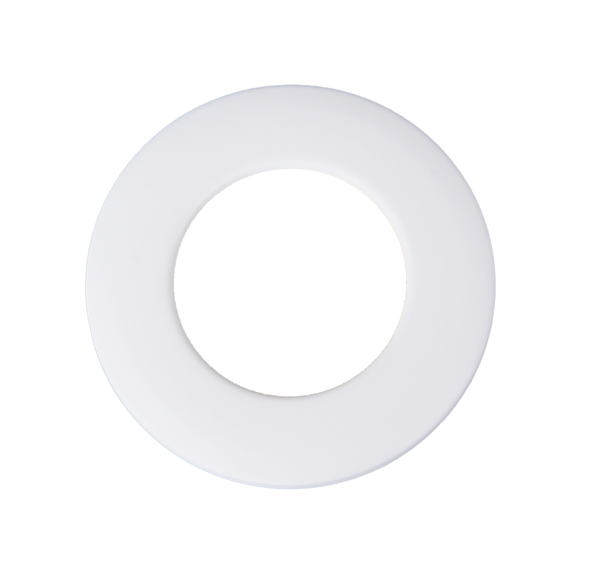 Rama decorativa alba din metal pentru spot LED Mini Novi [2]