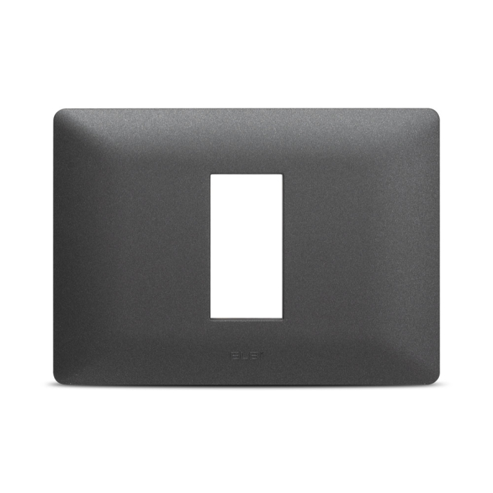 Rama ornament 1M antracit pentru aparataj modular cu montaj ingropat [2]