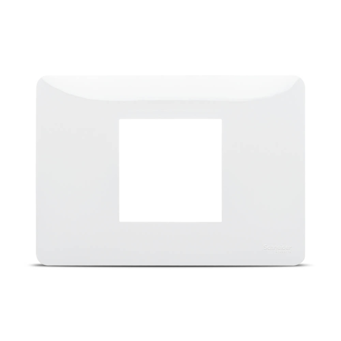 Rama ornament alba lucioasa pentru aparataj modular cu 2 module [2]