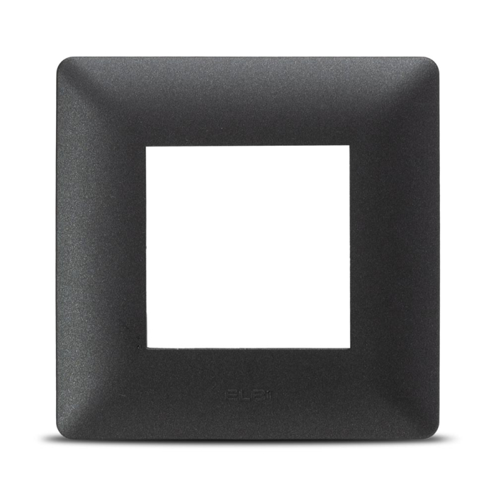 Rama ornament 2 module antracit mat pentru aparataj modular cu montaj ingropat [2]