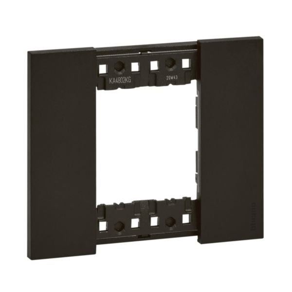 Rama ornament neagra pentru aparataj modular cu 2 module [2]